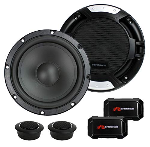4 New Renegade RX6.2C 6.5" 400W 2 Way Car Component Audio Speakers System Stereo