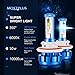 MOSTPLUS 10,000lm 6000K LED Headlight Conversion Kit H13 (9008) Hi/Lo Beam Bulbs 50W 5,000lm Per Bulb-Cool White (XHP50 + XM-L2) with 3 Year Warranty