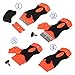 BEoffer 2 Pack Razor Blade Scrapers + 100 Pack Plastic Replacement Blades Stickers Decals Paint Labels Scraper Removal Tool for Auto Window Glass Tint Vinyl Tool NO Scratched