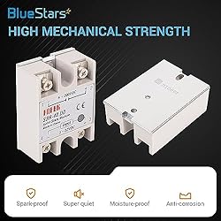 BlueStars 2PCS Solid State Relay SSR-40DD DC to DC