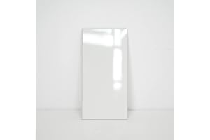 COLAMO Luxury 3”×6” Swatch Peel and Stick Backsplash,Self Adhesive Glossy Marble Tile, Pure White Subway Tile for Kitchen,Waterproof Stick on Accent Wall Brick Mosaic Tile for Bedroom,RV,Vanity,Stove