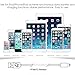 Cambond Short iPhone 8 8 Plus 7 7 Plus 6 6s 5 5s 5c Charger Lightning Cable Charger Cord 1ft - Silver