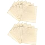 BRIGHTFUFU 50pcs Drawstring Bag Cheesecloth Bag Tea Bags Empty Reusable Produce Bag Cheese Cloths Food Strainer Bag Mesh Food