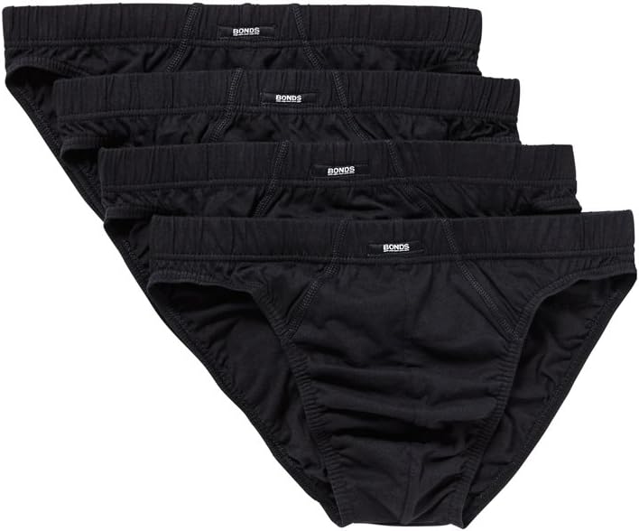 Bonds Men's Underwear Cotton Action Brief (4 Pack) Fashion