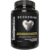 Intelligent Labs Berberine HCL, Max Potency 500 MG Per Capsule, 120 Vegetarian Capsules, Third-Party Checked Berberine Supple