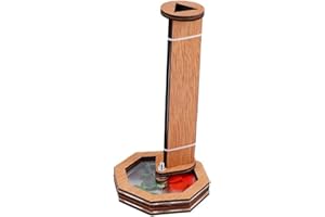 ORFOFE Creative Wooden DIY Kaleidoscope for Refillable Rotating Kaleidoscope Glasses Educational Outdoor