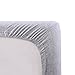 PURE ERA Jersey Knit Cotton Fitted Bottom Sheet ONLY (No Flat Sheet or Pillow Shams) - Ultra Soft Comfy Breathable Comfortable - Heather Grey Queen