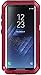Galaxy S8 Case, Seacosmo Full Body Military Rugged Heavy Duty Aluminum Shockproof Dual Layer Bumper Case Cover for Samsung Galaxy S8, Red