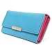OURBAG Women PU Leather Clutch Wallet Envelope Purse Credit Card Holder Long Purse