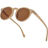 NIDOVIX Vintage Polarized Sunglasses for Men Women Round Retro Classic Fashion Eyewear UV400 Protection Sun Glasses