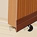 WeiBonD Weather Stripping Door Seal - Under Door Draft Stopper, Self-Adhesive Door Bottom Seal Strip, Anti-Noise, Anti-Bug Door Sweep (Brown)