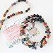 Subherban Essential Oil Lava Rock Diffuser Bracelet - HANDMADE IN THE USA - Aromatherapy Gemstone Bracelets for Women - Relaxation Gift for Women