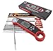 Digital Meat Thermometer - Pro Instant Read Portable Food Waterproof Thermometer with Long Steel Probe Backlight Calibration and Bottle Opener for Kitchen Cooking BBQ Grilling and Smoker