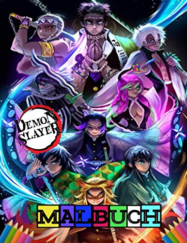 Demon Slayer Malbuch 50 Schone Und Entspannende Farbportrats Im Manga Stil Fur Kinder Und Erwachsene Damonentoter For Sale Onlne Kimetsu No Yaiba Store