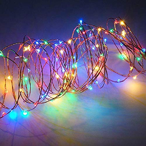 Solar Mason Jar Lid Lights LED String Lights Modes Outdoor Solar Fairy Lighting Waterproof Decorative Lights for Patio/Parties (Colorful)