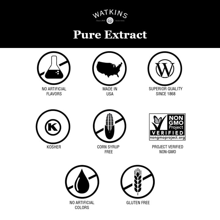 Watkins Pure Coffee Extract, 2 oz. Bottles, Pack of 6 (Packaging May Vary)