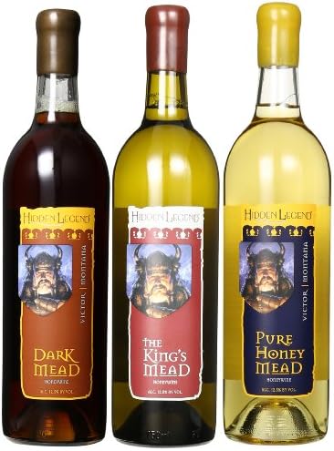 Hidden Legend Mead Variety Mixed Pack, 3 x 750 mL