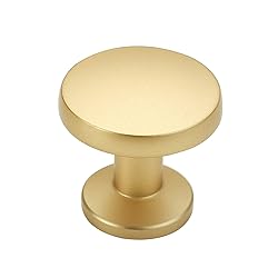 Alzassbg 15 Pack Matt Gold Cabinet Knobs, 1.1