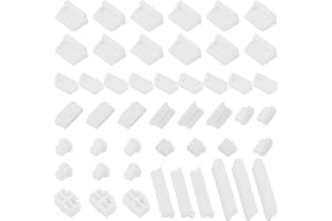 48pcs USB Port Plug Covers Set, Silicone USB Anti Dust Cap Protector Charging Port Cover Kit for Phones Computers Charging In