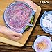 six-qu Silicone Storage Covers, 6-Pack of Various Sizes Silicone Stretch Lids for Can, Jar, Glassware, Food Saver Covers Safe in Dishwasher, Microwave and Freezer(Blue), cookware_set, cookset