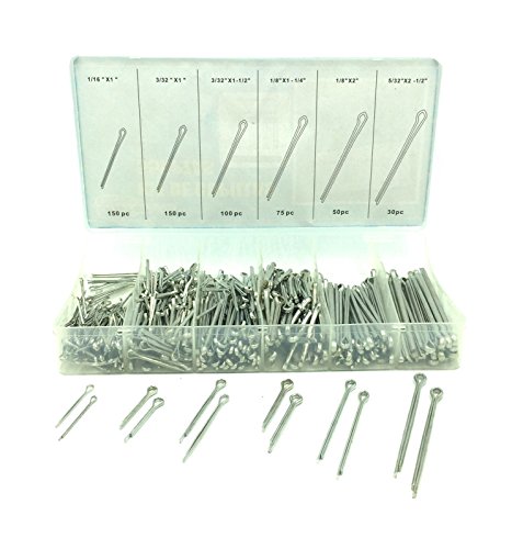 BRUFER 223106-1 Cotter Pin Assortment 555 pieces