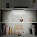 Closet Lights, Elfeland Under Cabinet Lights 20 LED Motion Sensor Lights Battery Operated Wireless Under Cabinet Lighting LED Night Light Bar for Closet Cupboard Pantry Stair