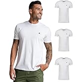 INTO THE AM Men's T-Shirts Soft Cotton Blend Crew Neck Tee S - 4XL Athletic Fit Plain & Logo Basic T-Shirt for Men