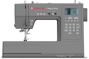 SINGER Heavy Duty 6800C Computerized Sewing Machine with Accessory Kit | Strong Motor with Enhanced Piercing Power, 586 Stitch Applications, LCD Screen, Full Metal frame & 1-step Buttonhole