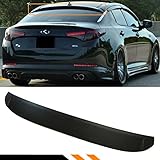 Cuztom Tuning LED Look VIP Sport Rear Top Roof Window ABS Primer Spoiler Wing Fits for 2011-2015 KIA Optima K5 Sedan