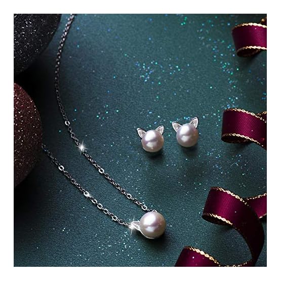 SLeaf-Cat-Earrings-Pearl-Earrings-Sterling-Silver-Studs-Earrings-for-Women SLeaf-Cat-Earrings-Pearl-Earrings-Sterling-Silver-Studs-Earrings-for-Women
