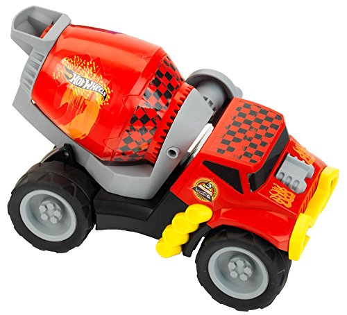 Theo Klein 2447 Hot Wheels Betonmischer, Maßstab 1:24, Spielzeug