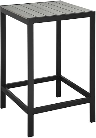 Amazon.com: Modway Outdoor Patio Bar Table Dimensions: 27.5" W x 27.5