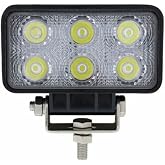 United Pacific 6 High Power LED Rectangular Driving/Work Light