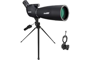 SVBONY SV28 25-75x70 Spotting Scopes,Spotting Scope with Tripod, Long Range Spotter Scope with Phone Adapter for Bird Watchin