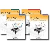 Faber Piano Adventures Level 4 Learning Library Pack Four Book Set - Lesson, Theory, Performance, and Technique & Artistry Books