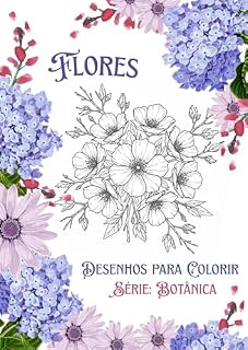 Livro Livro de Flores Detalhadas para Colorir: Serie: Botânica