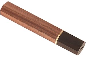 LIGIGWASH Japanese Sushi Knife Handle Replacement Octagonal Rosewood Wa Handle for Chef Knives Accessory