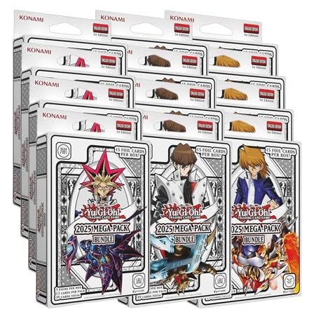 Photo 1 of Yu-Gi-Oh! CCG 2025 Mega Pack Bundle Tuck Box Case (12 Boxes) - 4 of Each Art (SEALED)