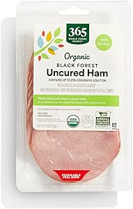365 by Whole Foods Market Organic Black Forest Sliced Ham, 6 OZ