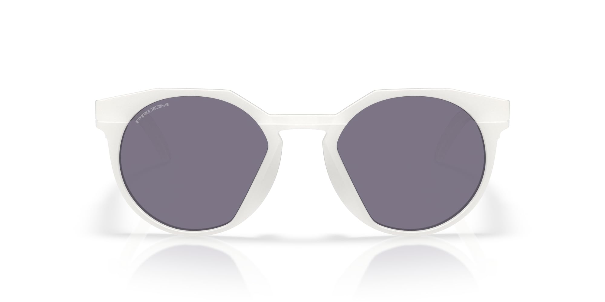 Oakley Sunglasses for Men – OO9242 HSTN High-Bridge, Round Sunglasses PRIZM Lenses – Matte Vapor/PRIZM Grey – Size 52