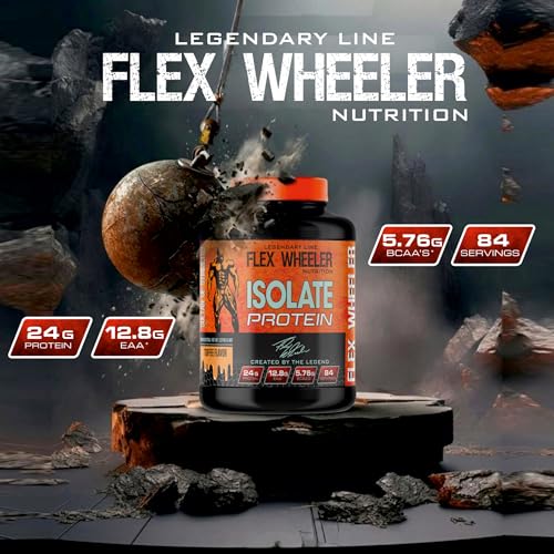 Flex Wheeler Nutrition Isolate Protein | 84 Serving, 5 Lbs (Pistachio)