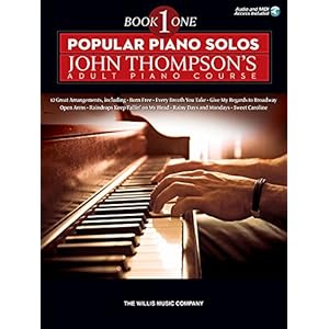 Popular Piano Solos: John Thompson’s Adult Piano Course – Book 1 (Book/Online Audio)