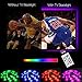 Emotionlite LED Strip Lights for 42-55 inch TV, USB LED TV Backlight, Remote Control, Colors Bias Lighting for HDTV, Coating Protection, Waterproof, Dustproof