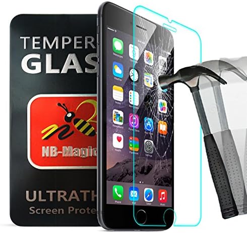 [ 2 Pack ] iPhone 6 Plus Screen Protector,NB-Magic(TM) 0.2mm 9H Hard 2.5D Tempered Glass Screen Protector Blue Light Filter Film for Apple iPhone 6 6S Plus