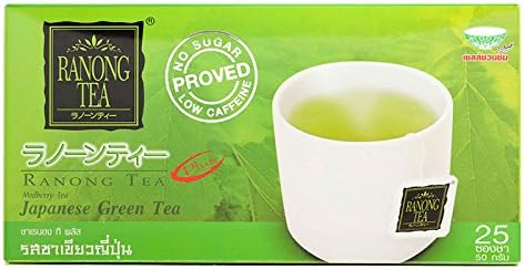 Ranong Tea Plus, Mulberry Tea, Japanese Green Tea, net weight 50 g (Pack of 1 piece) / Beststore by KK