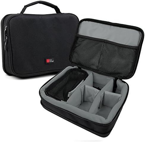 DURAGADGET Protective Black & Grey EVA Action Camera Case - Compatible with Ultrasport UmovE HD 60 Sport and Action Camera