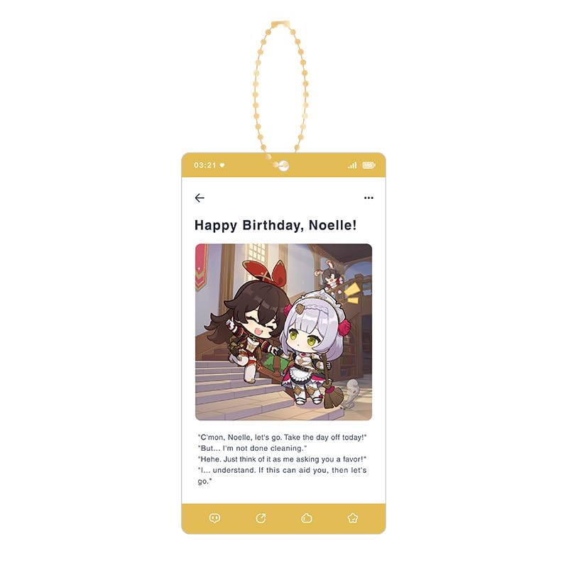 GENSHIN IMPACT Heartfelt Wishes Series Acrylic
