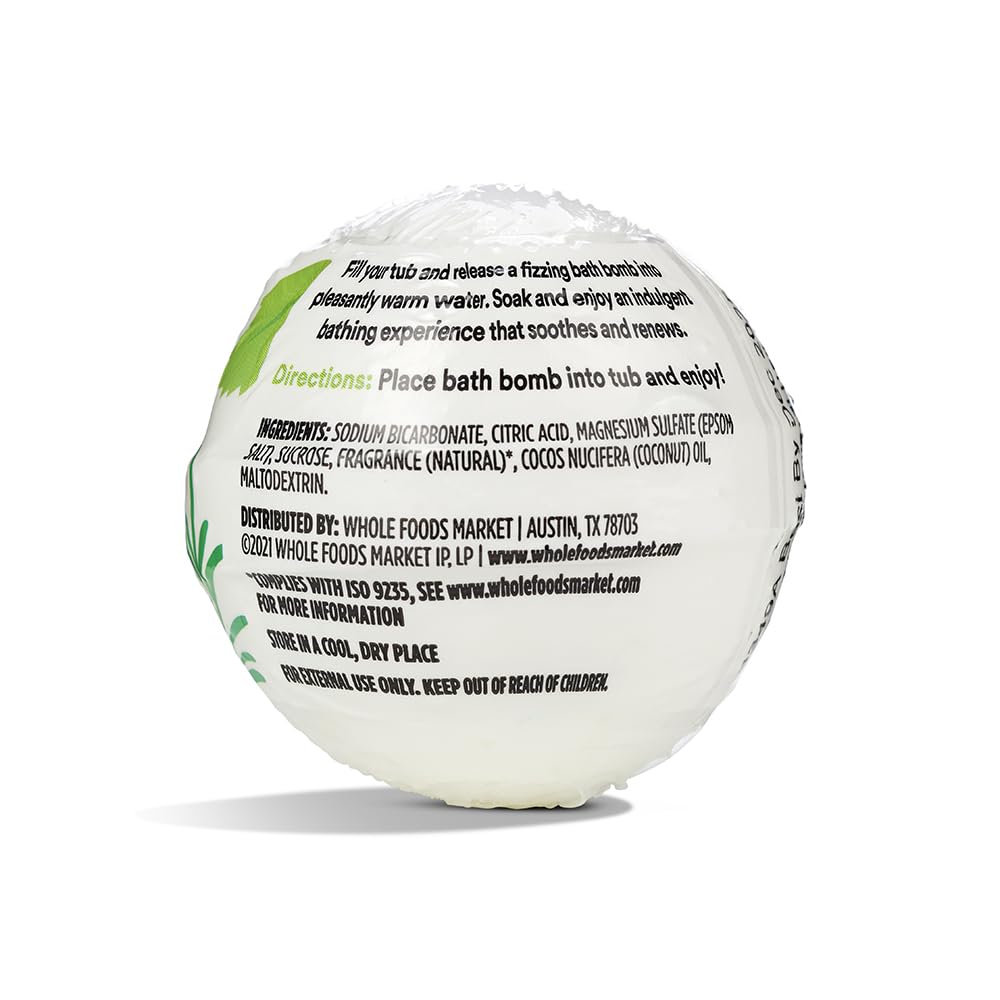 365 by Whole Foods Market, Fizzing Epsom Bomb, Muscle Soak, 2.8 oz