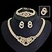 Fashion Necklace, UMFun Women Handcuffs Necklace Earring Bracelet Ring Set