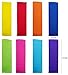 Ozera 8 Pack Antifreezing Popsicle Bags Freezer Popsicle Holders Reusable Neoprene Insulation Ice Pop Sleeves - Bright Colors & Stitched Edges Design